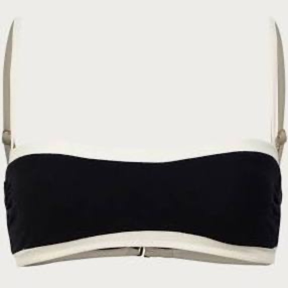 SAME LA Medium Faux Suede Bandeau Top - Picture 2 of 7
